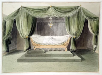 Entwurf für ein Zeltzimmer, um 1806